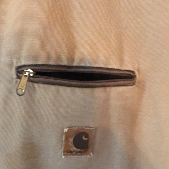 VTG Carhartt men’s flannel zip up vest - Picture 7 of 17